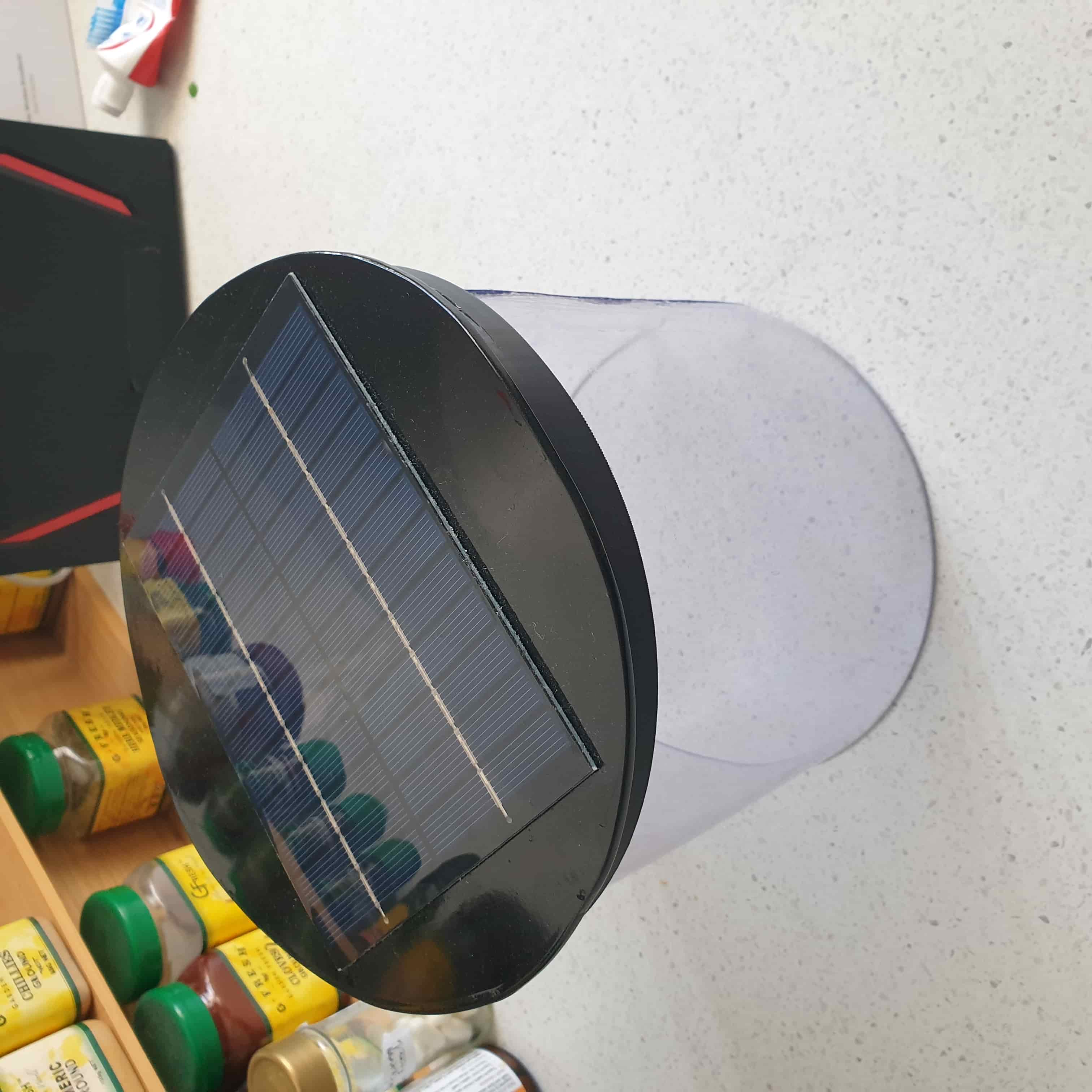 Unfinished solar light